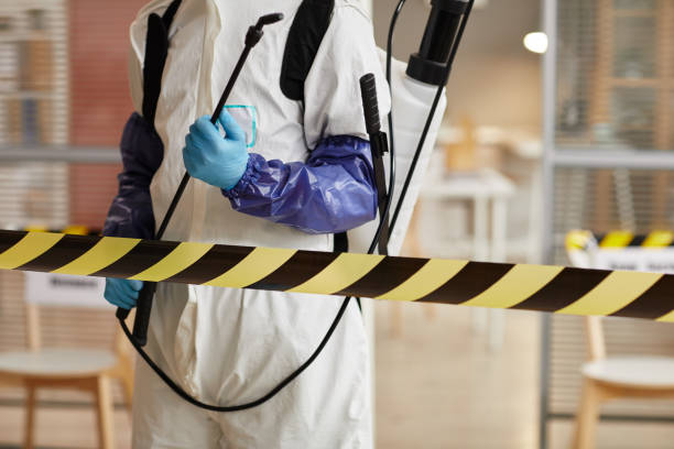 Professional Sewage Cleanup technician working in Stockwell, IN